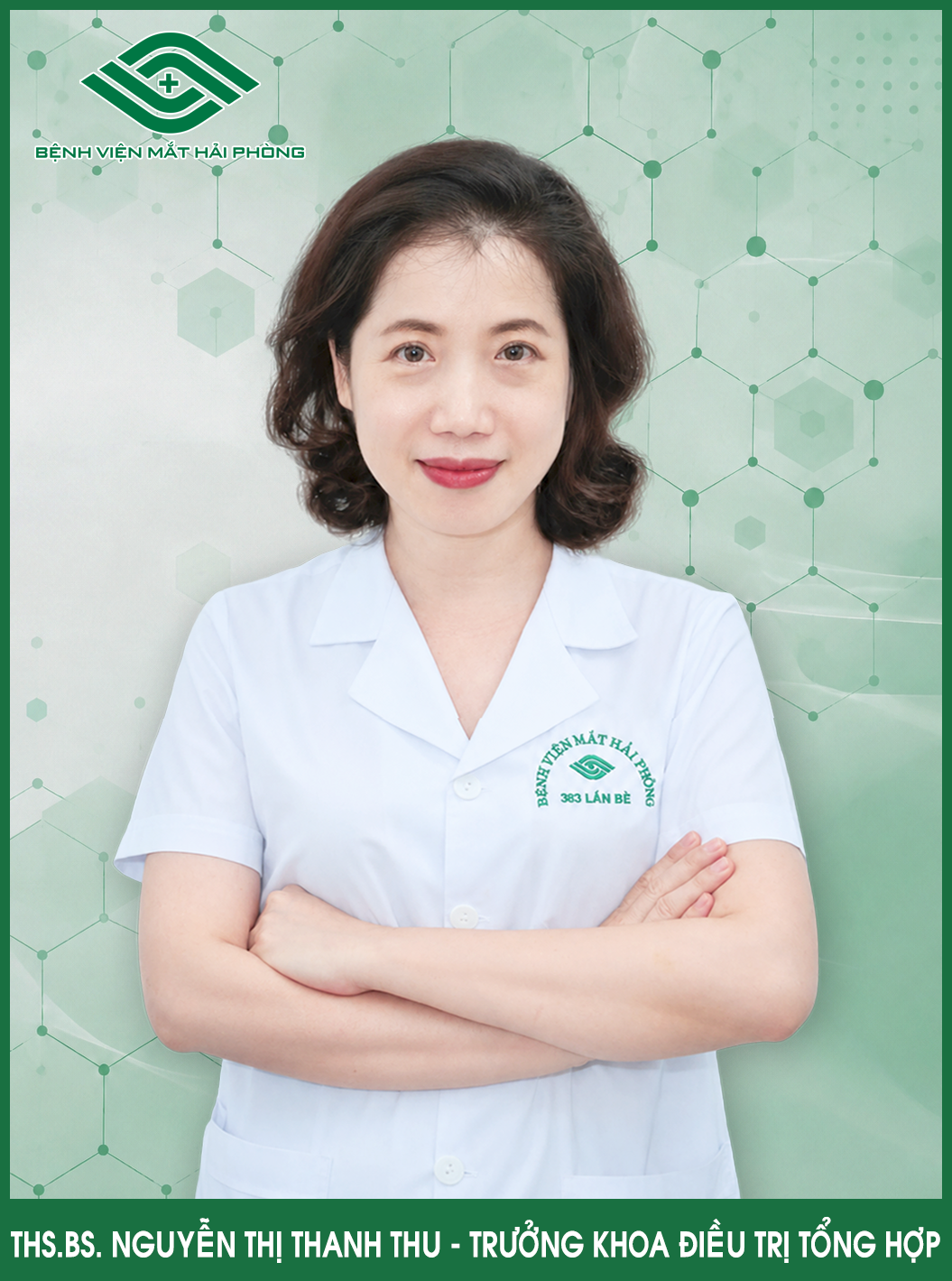 THS.BS NGUYỄN THỊ THANH THU - TRƯỞNG KHOA ĐIỀU TRỊ TỔNG HỢP